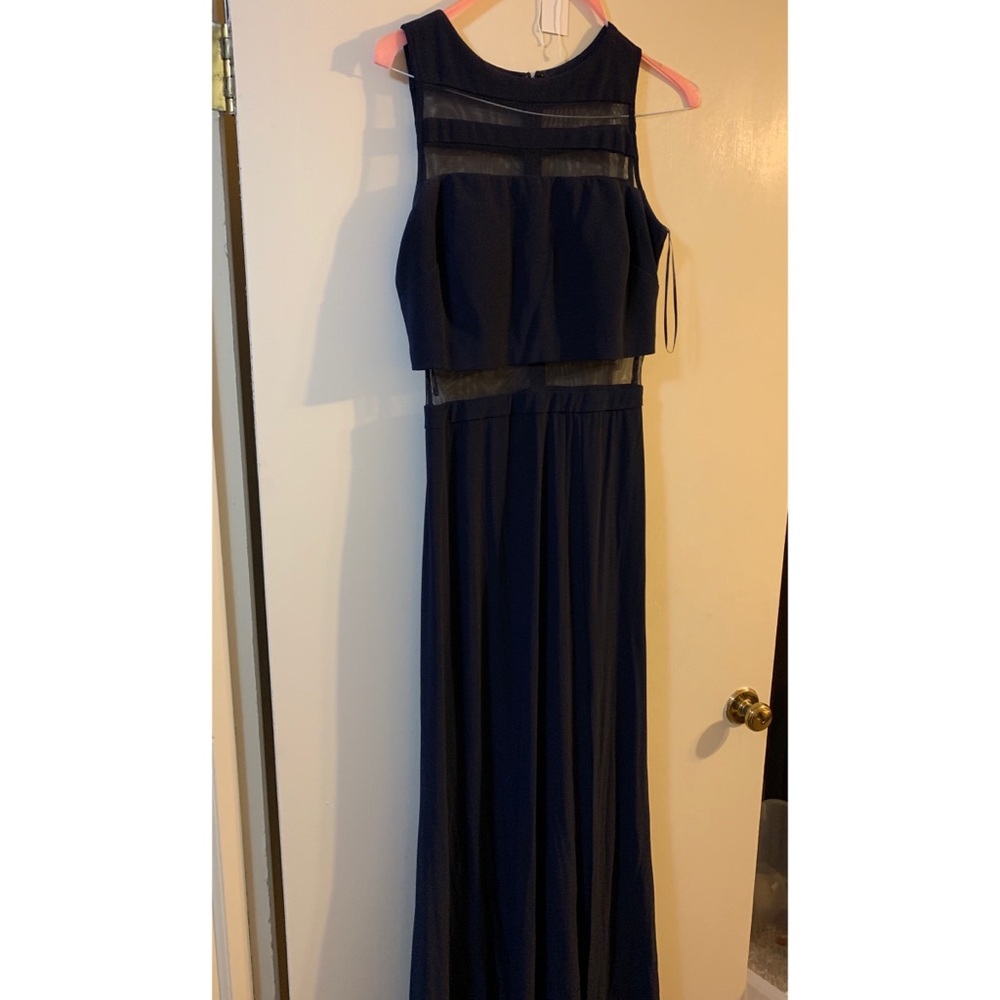 Navy blue formal dress